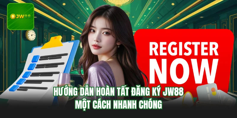 Hướng dẫn hoàn tất đăng ký JW88 một cách nhanh chóng